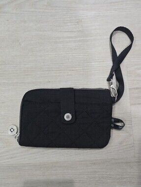Baggallini RFID Passport & Phone Wristlet Black